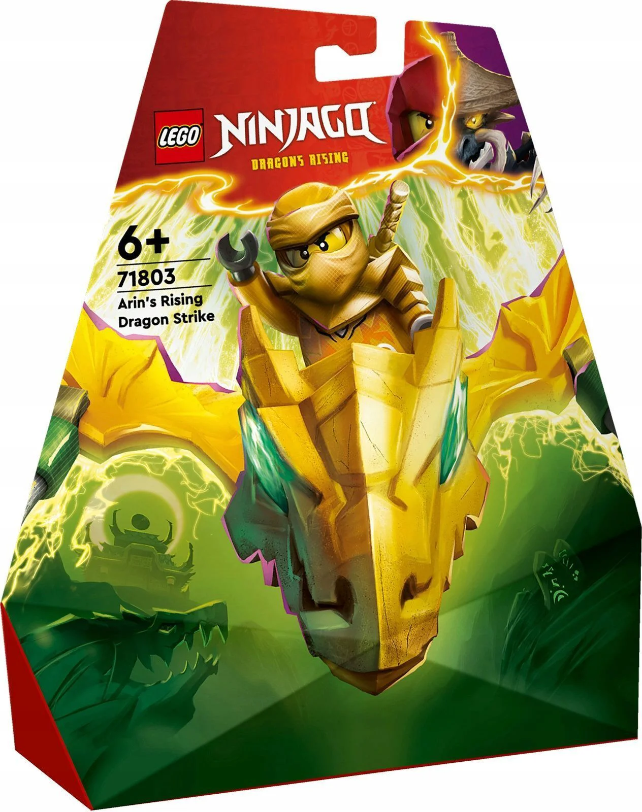 Конструктор LEGO Ниндзяго Удар восходящего дракона Арина 71803