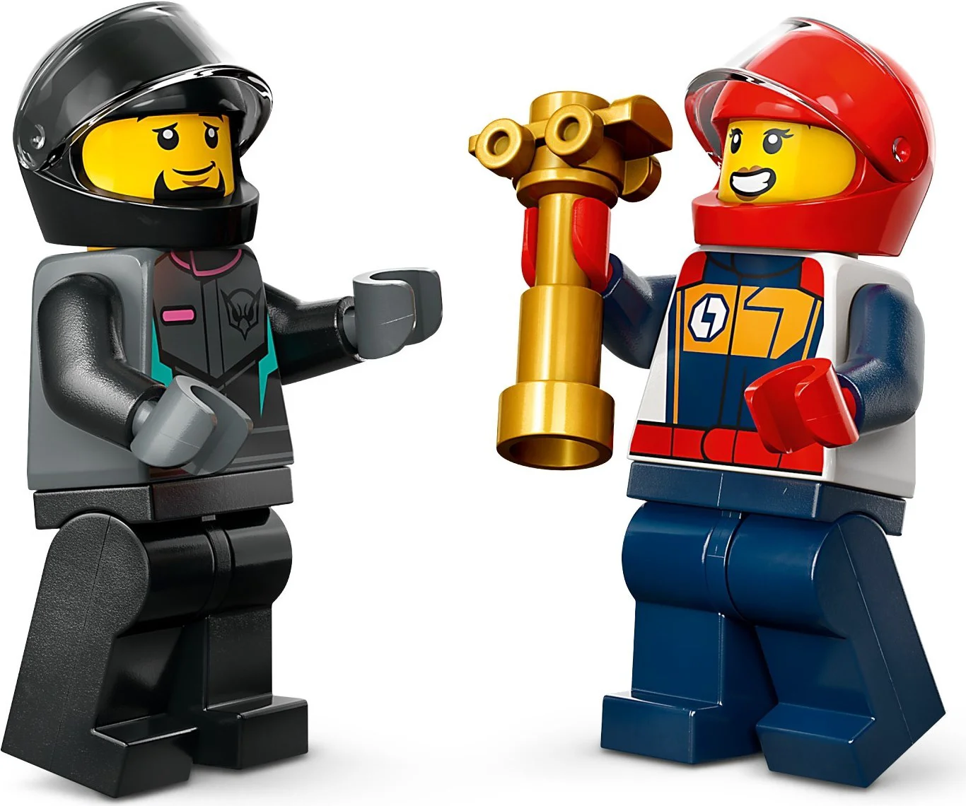 Конструктор LEGO Город Гонщики на картингах 60400 купить,0