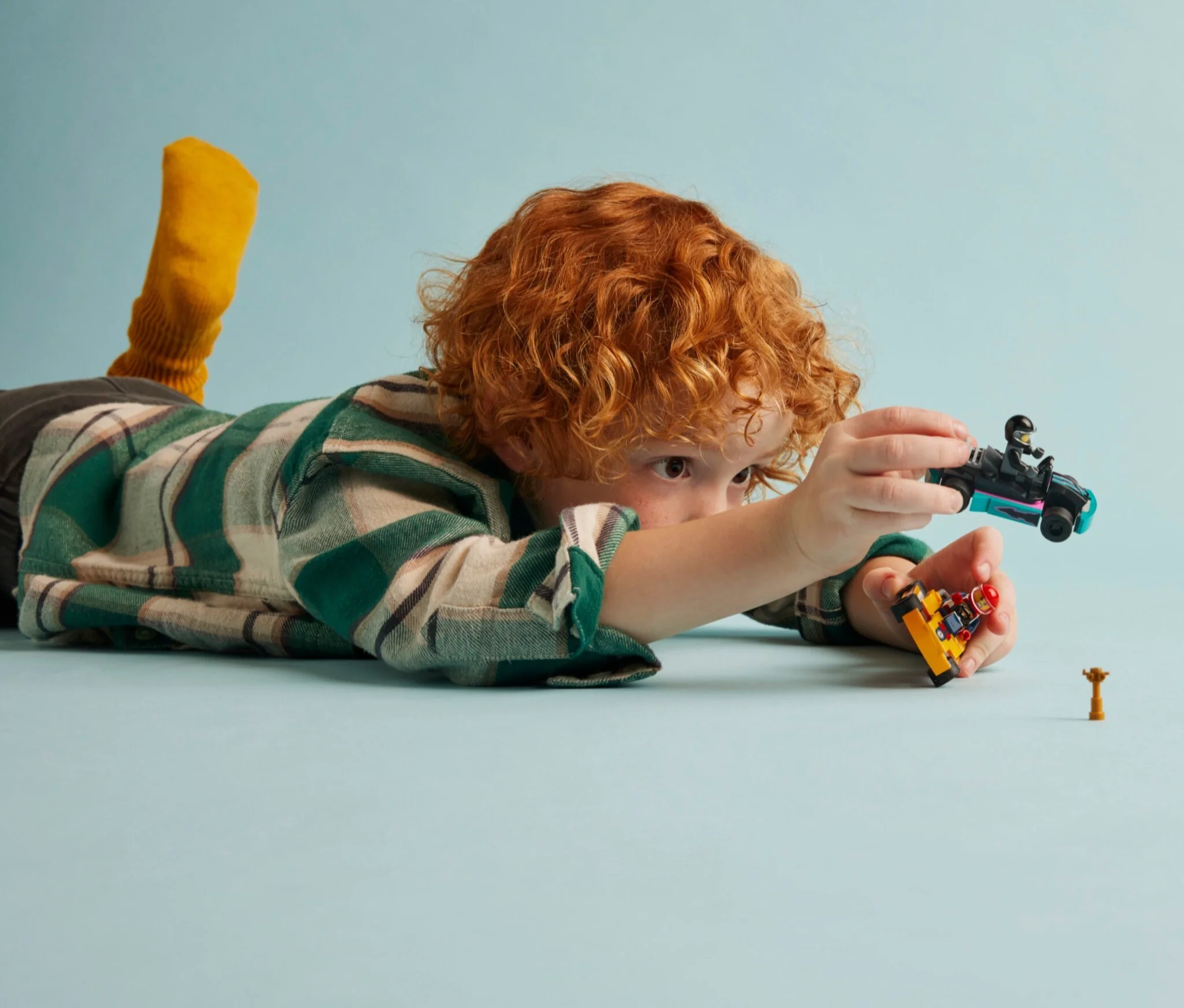 Конструктор LEGO Город Гонщики на картингах 60400 купить,0