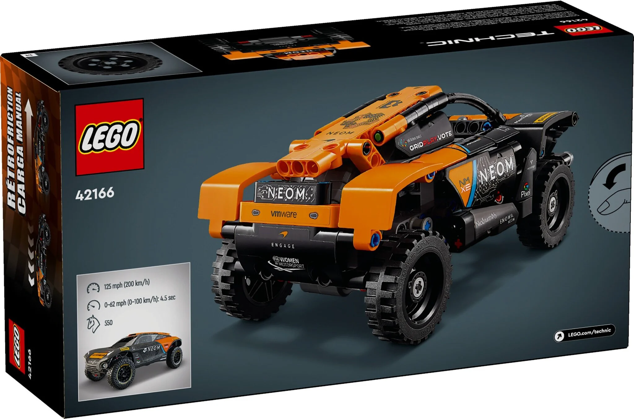 Конструктор LEGO Техник Гоночный автомобиль NEOM McLaren Extreme E 42166 купить,NaN