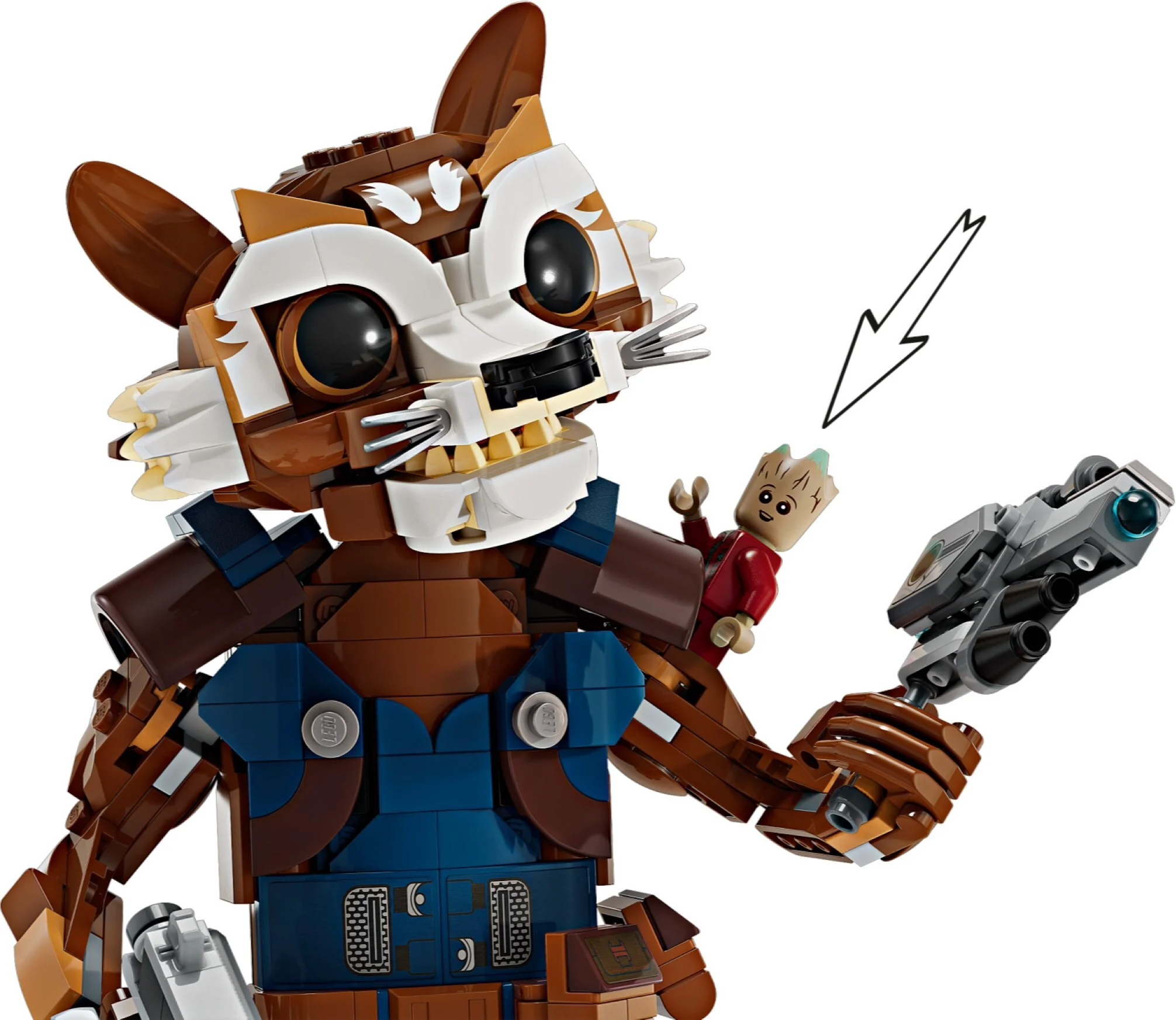 Конструктор LEGO Супер Герои Ракета и малыш Грут 76282 