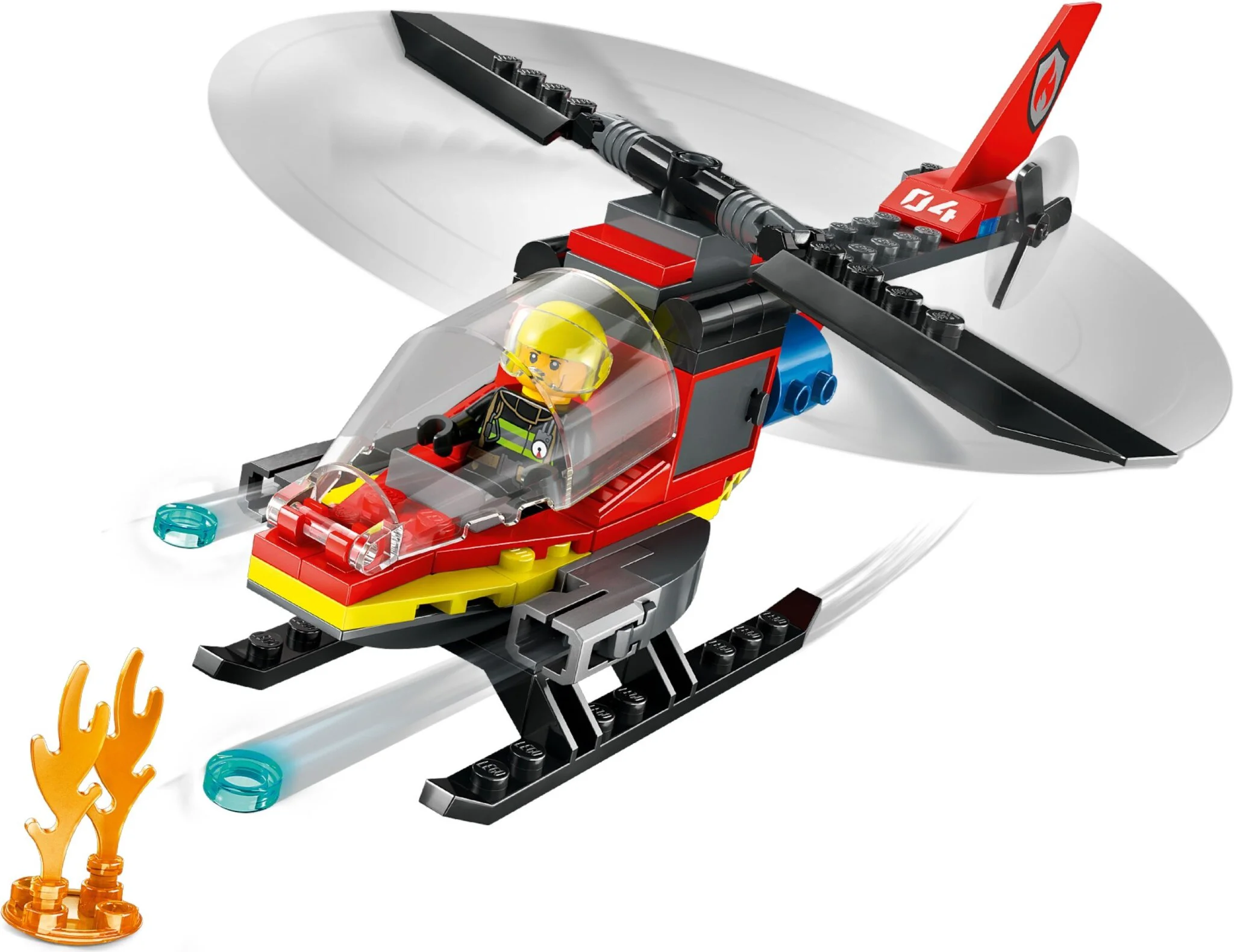 Конструктор LEGO Город Пожарный вертолет 60411 купить,NaN