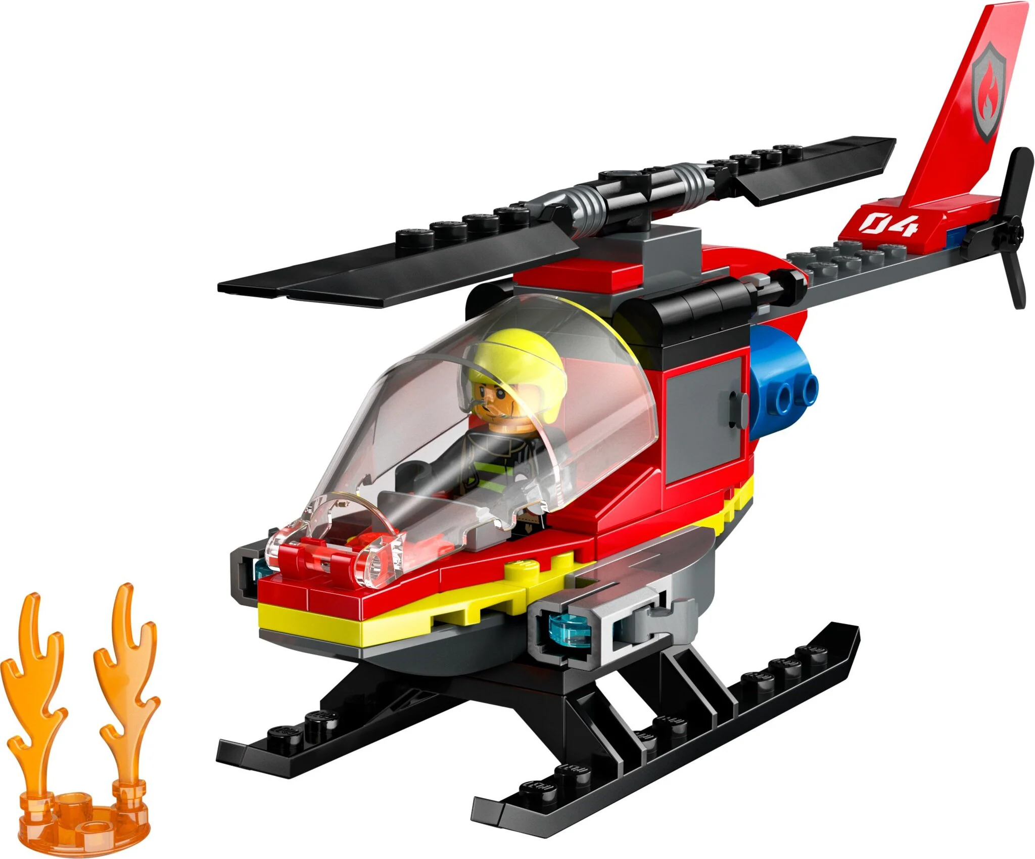 Конструктор LEGO Город Пожарный вертолет 60411 купить,NaN