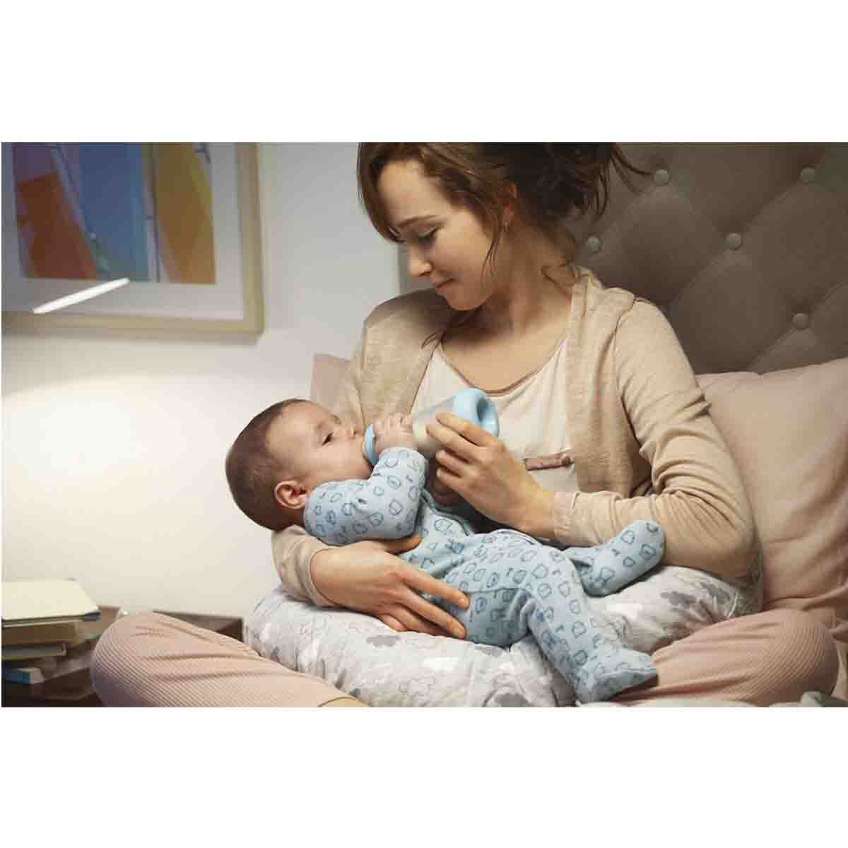 Бутылочка для кормления Chicco Perfect5 силикон 240 мл 2м+ голубая купить,NaN
