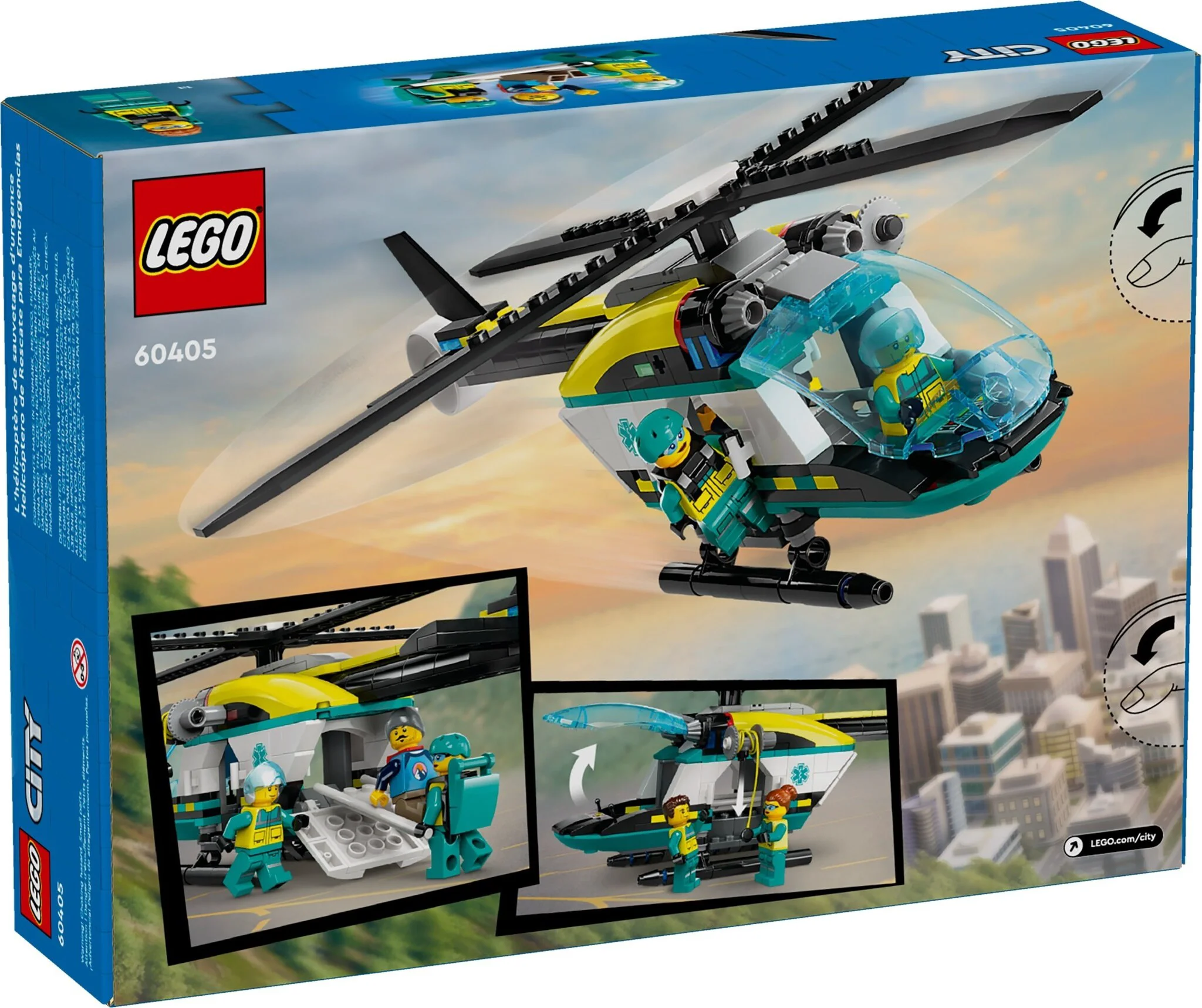 Конструктор LEGO Город Спасательный вертолет 60405 купить,NaN