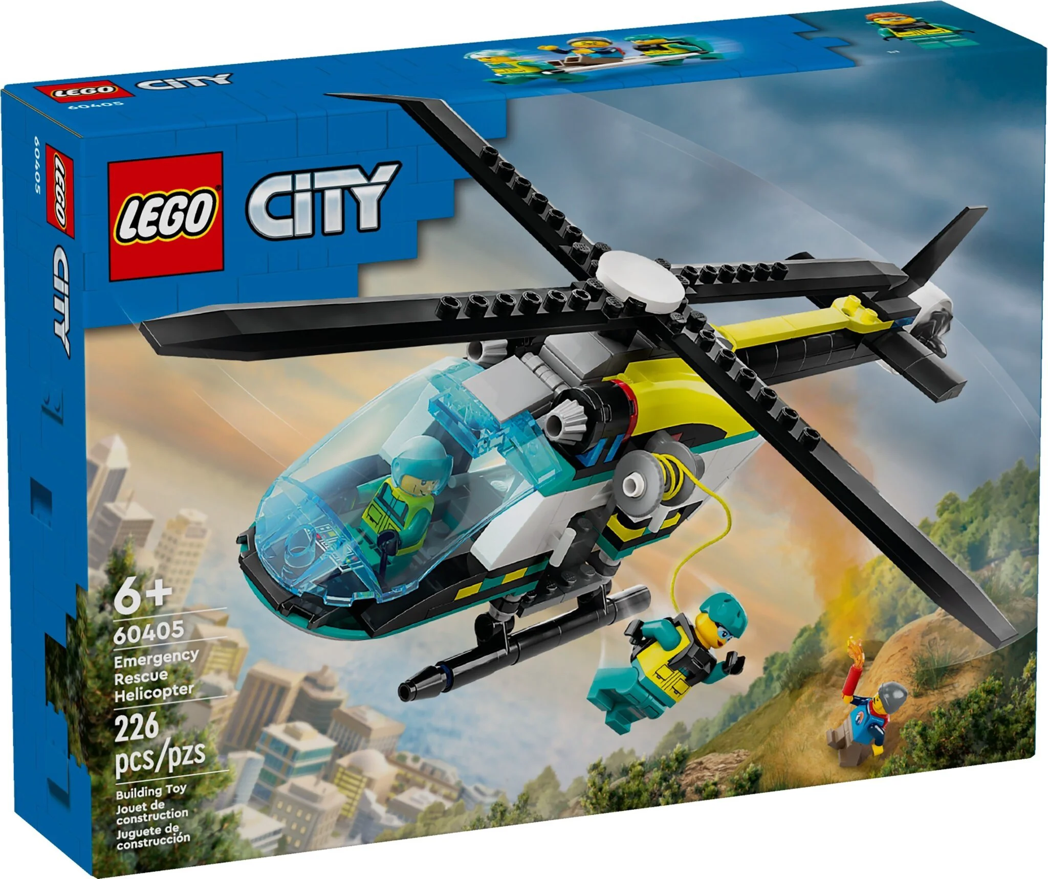 Конструктор LEGO Город Спасательный вертолет 60405 купить,NaN