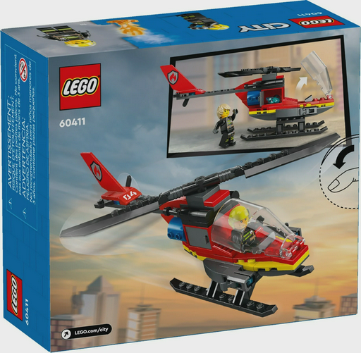 Конструктор LEGO Город Пожарный вертолет 60411