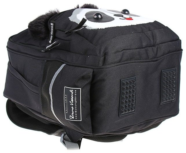 Рюкзак Bruno Visconti пластик, текстиль черный купить,NaN