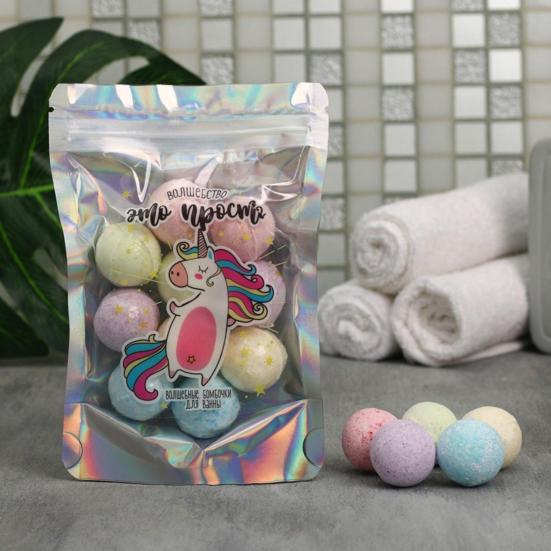 Beauty Fox Волшебство это просто Радужный единорог бомбочка 100 г купить,NaN