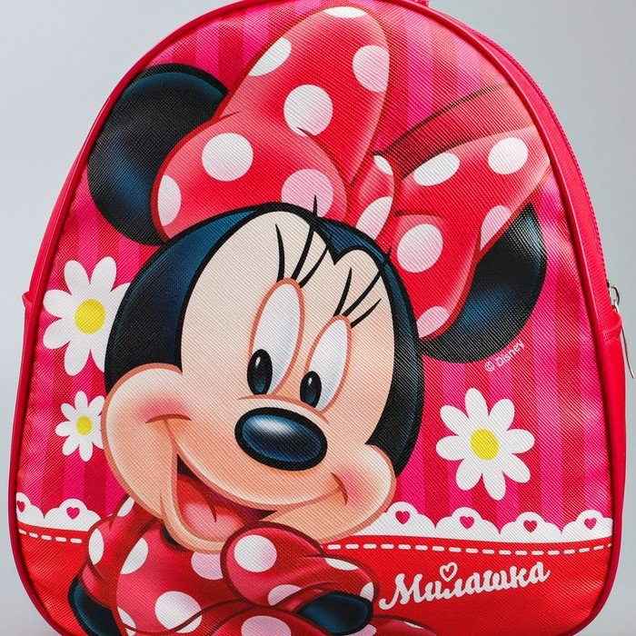 Рюкзак Disney искусственная кожа, полиэстер розовый купить,NaN