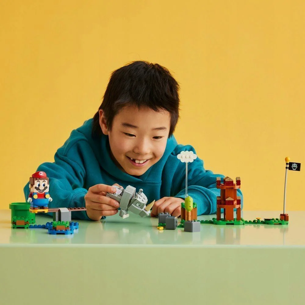 Конструкторы LEGO Super Mario Носорог Рэмби 71420 купить,NaN