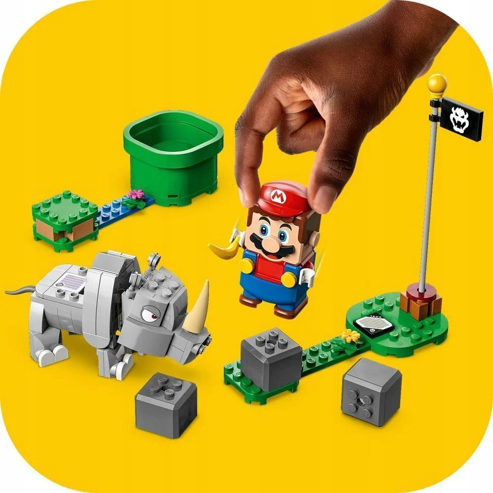 Конструкторы LEGO Super Mario Носорог Рэмби 71420 купить,NaN