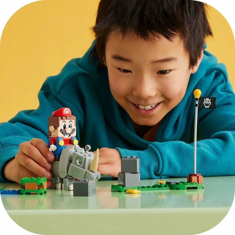 Конструкторы LEGO Super Mario Носорог Рэмби 71420 купить,NaN