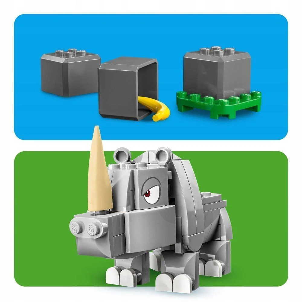 Конструкторы LEGO Super Mario Носорог Рэмби 71420