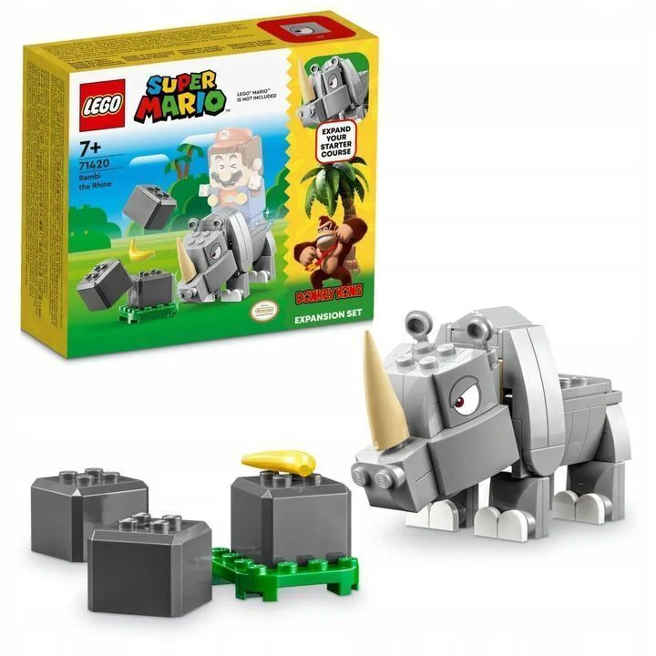 Конструкторы LEGO Super Mario Носорог Рэмби 71420
