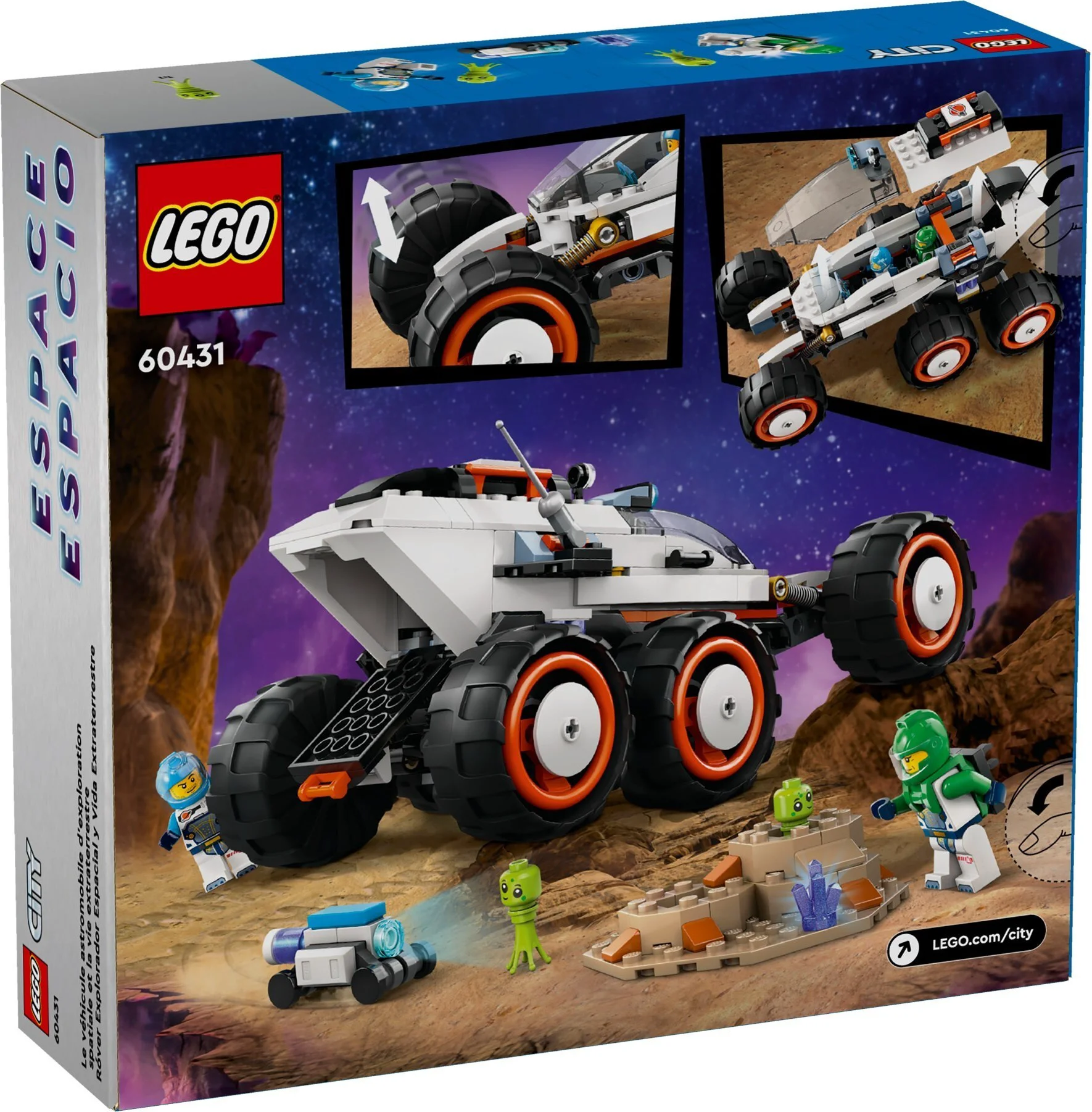 Конструктор LEGO Город Марсоход и инопланетная жизнь 60431 купить,NaN