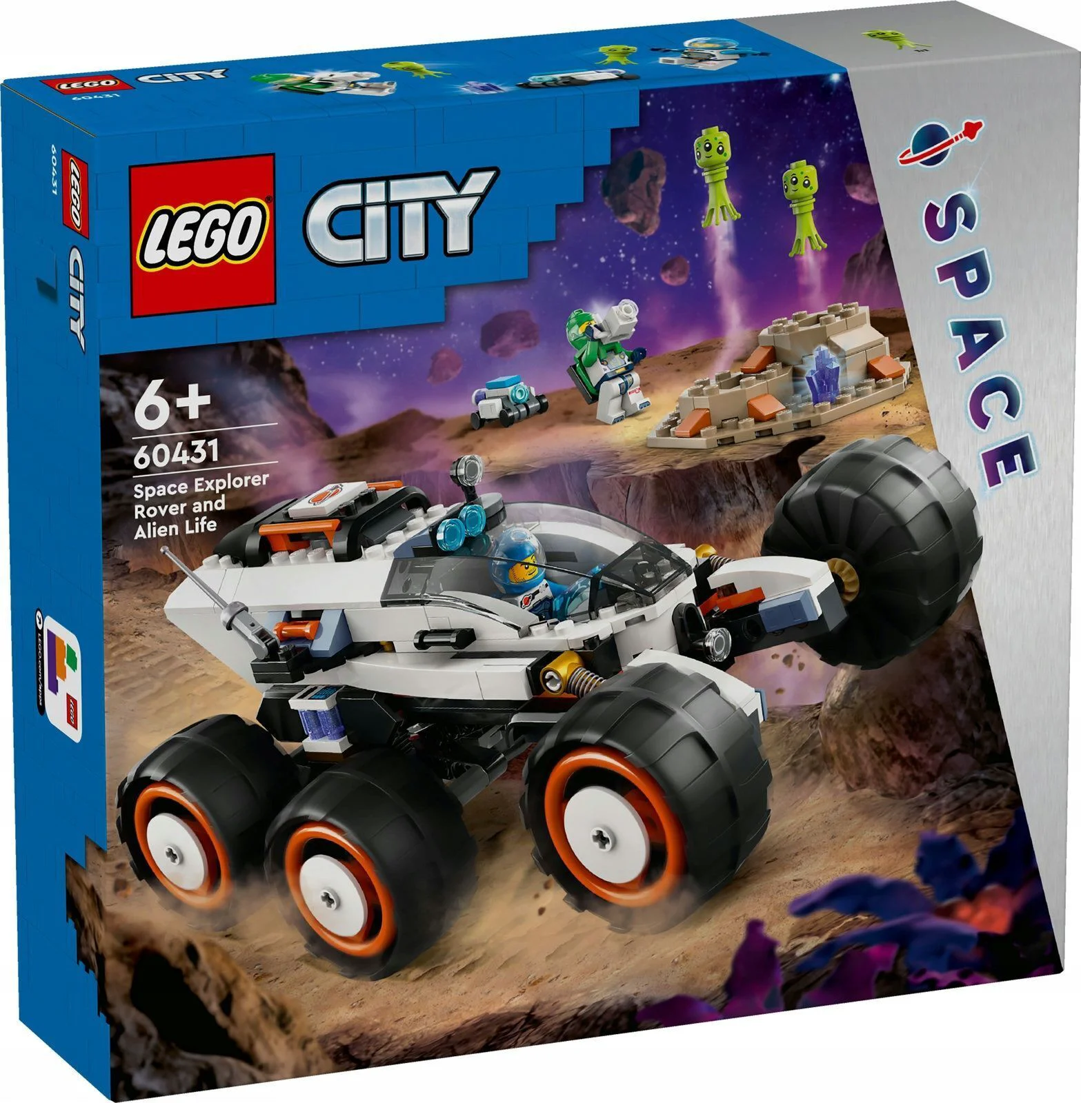 Конструктор LEGO Город Марсоход и инопланетная жизнь 60431 купить,NaN