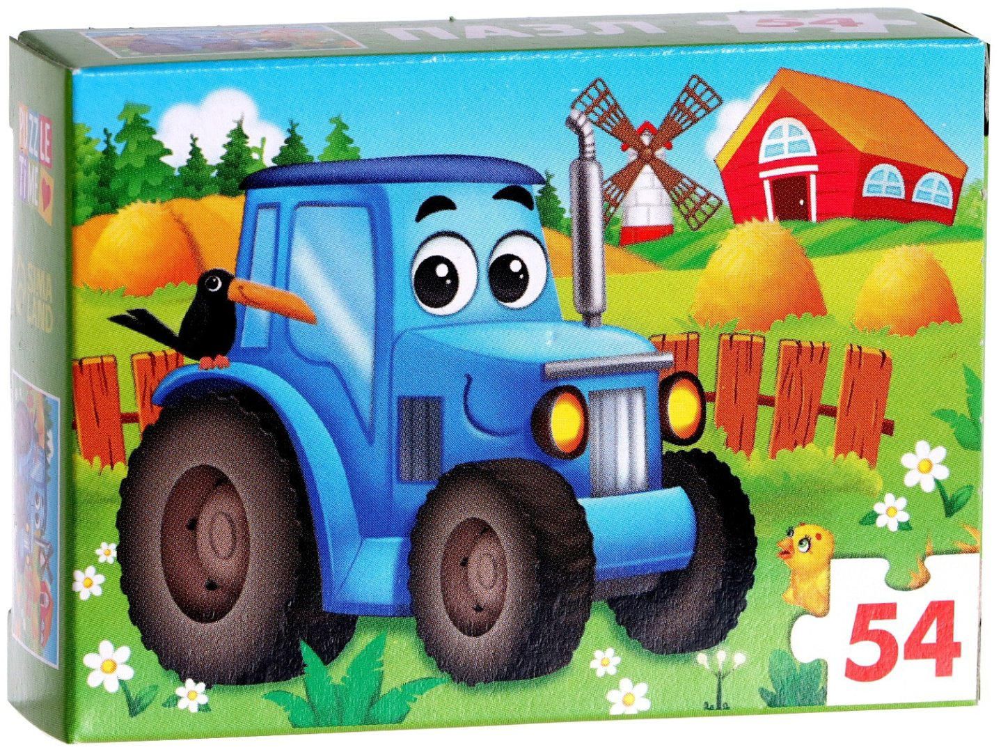 Пазл Puzzle Time Весёлый трактор 4123 классический 54 деталей купить,NaN