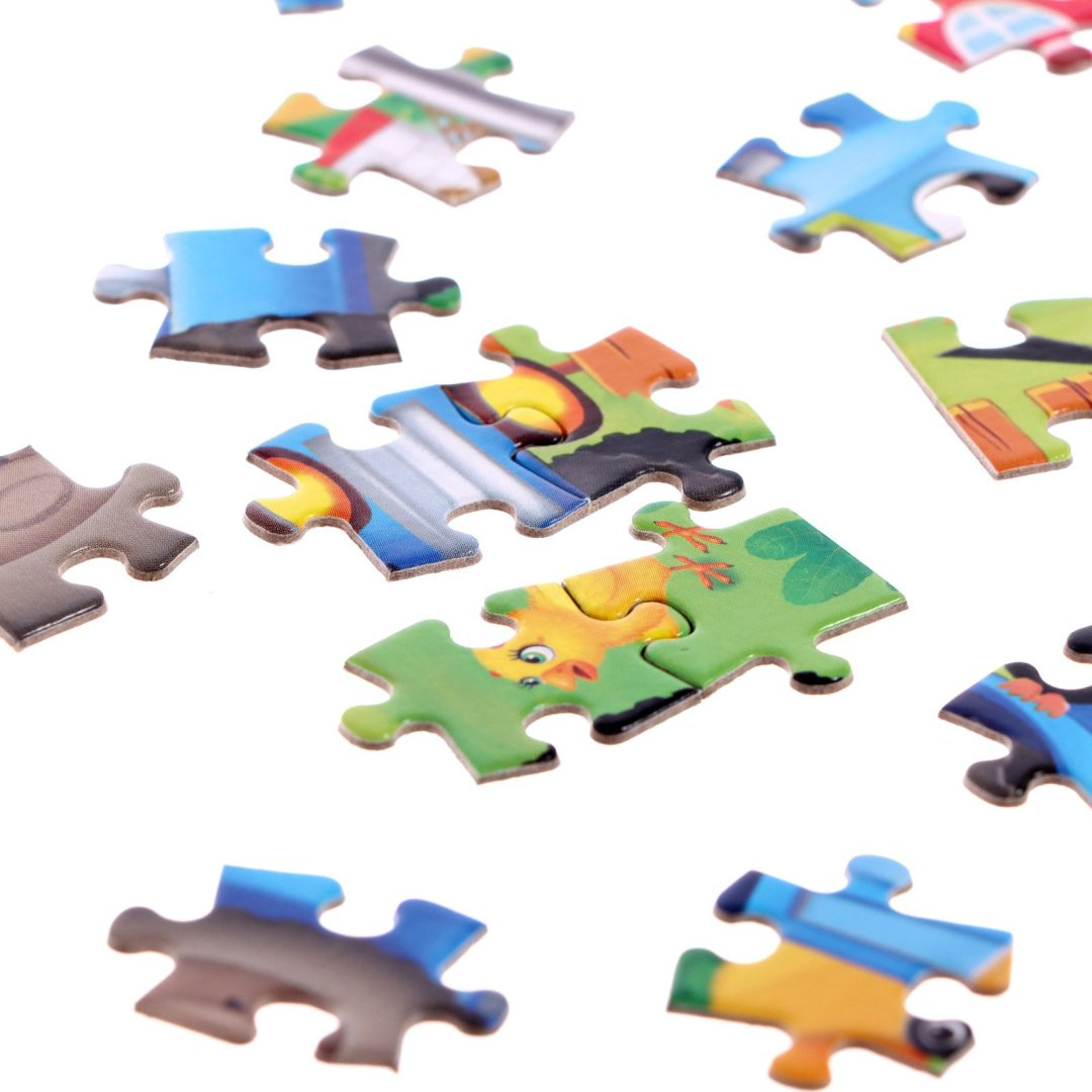 Пазл Puzzle Time Весёлый трактор 4123 классический 54 деталей купить,NaN