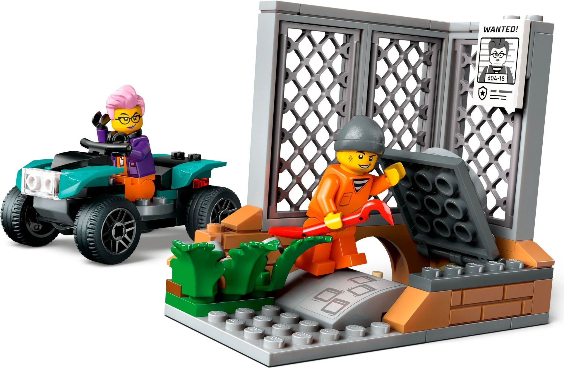 Конструктор LEGO Город Полицейский мобильный командный трейлер 60418