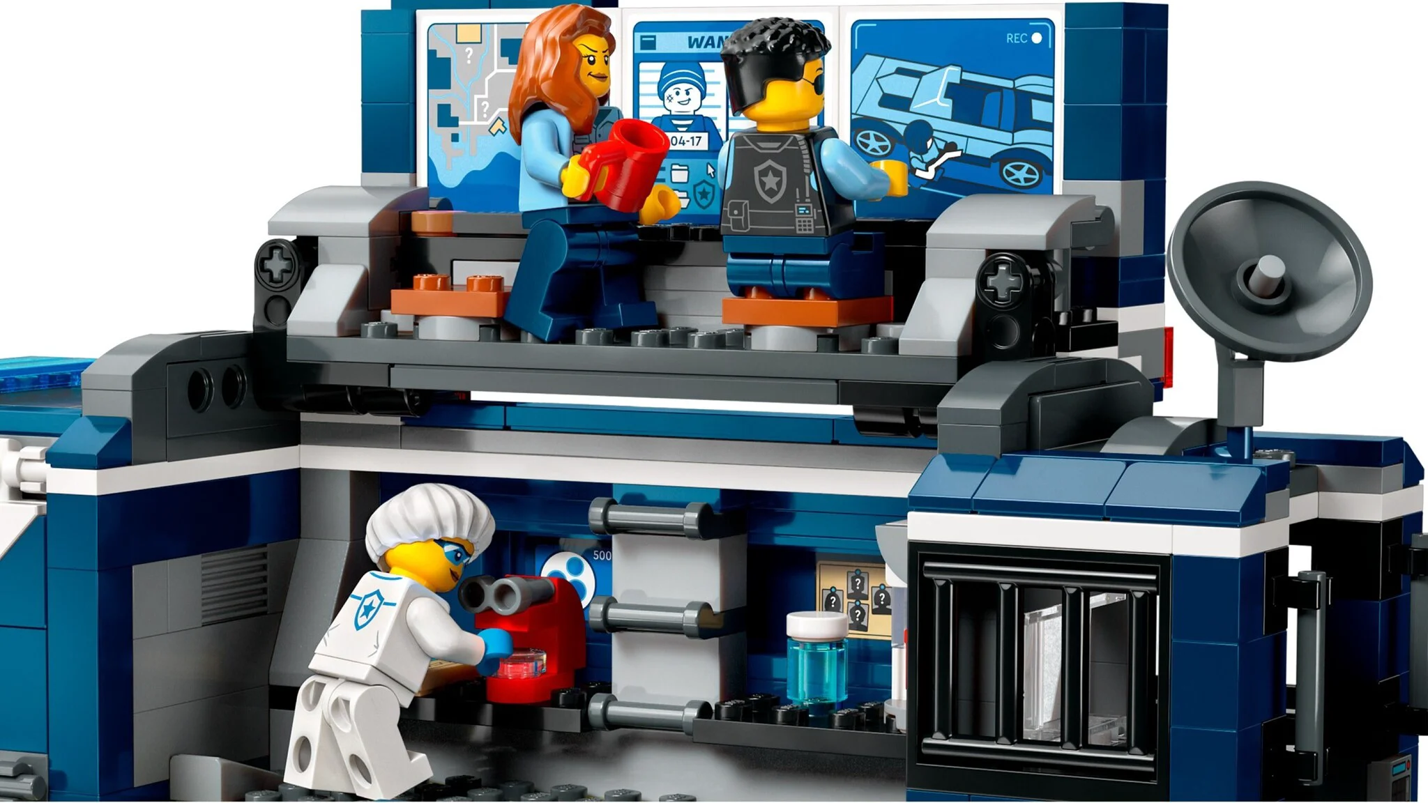 Конструктор LEGO Город Полицейский мобильный командный трейлер 60418