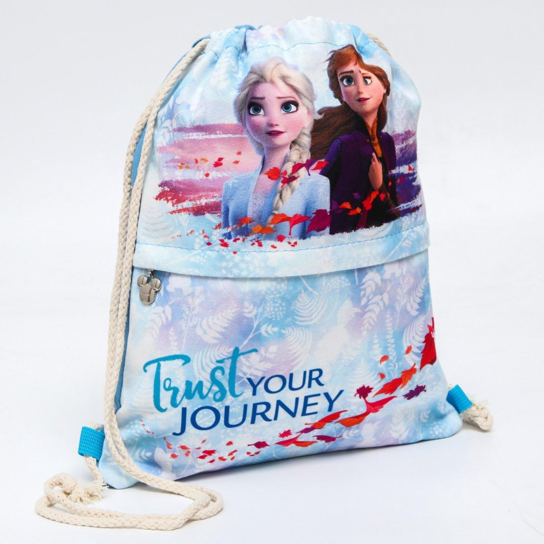 Мешок для обуви Disney полиэстер голубой купить,NaN