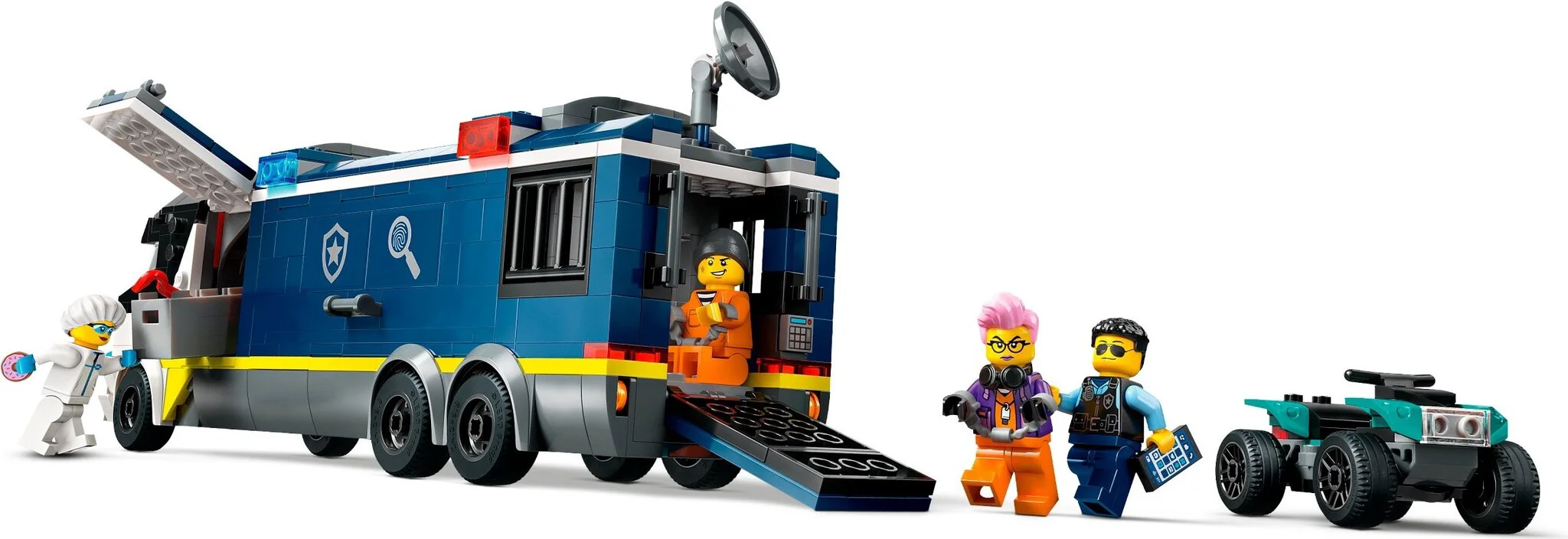 Конструктор LEGO Город Полицейский мобильный командный трейлер 60418