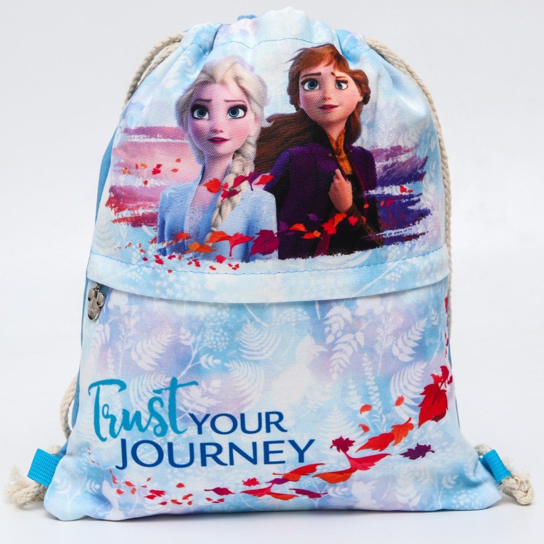 Мешок для обуви Disney полиэстер голубой купить,NaN