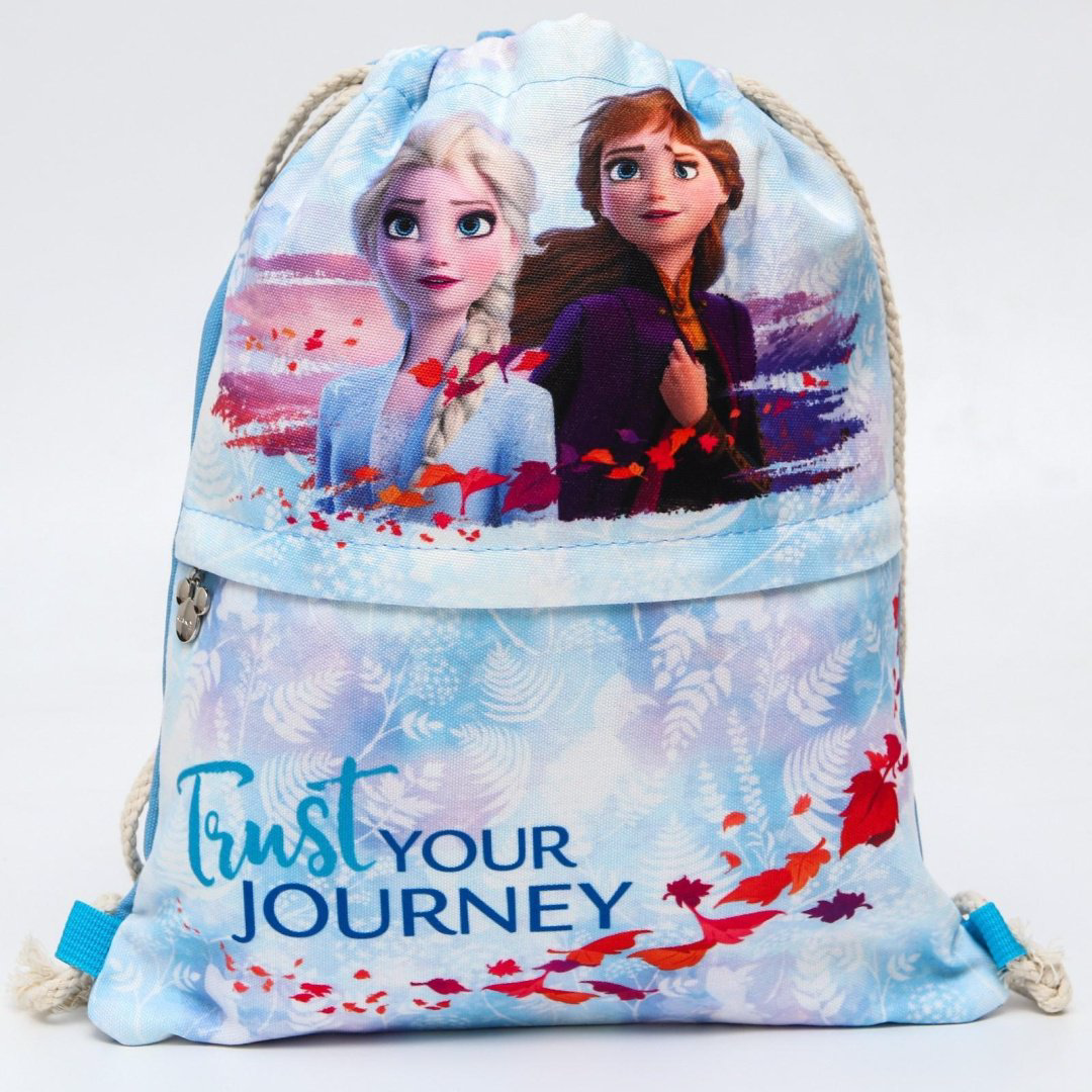 Мешок для обуви Disney полиэстер голубой купить,NaN