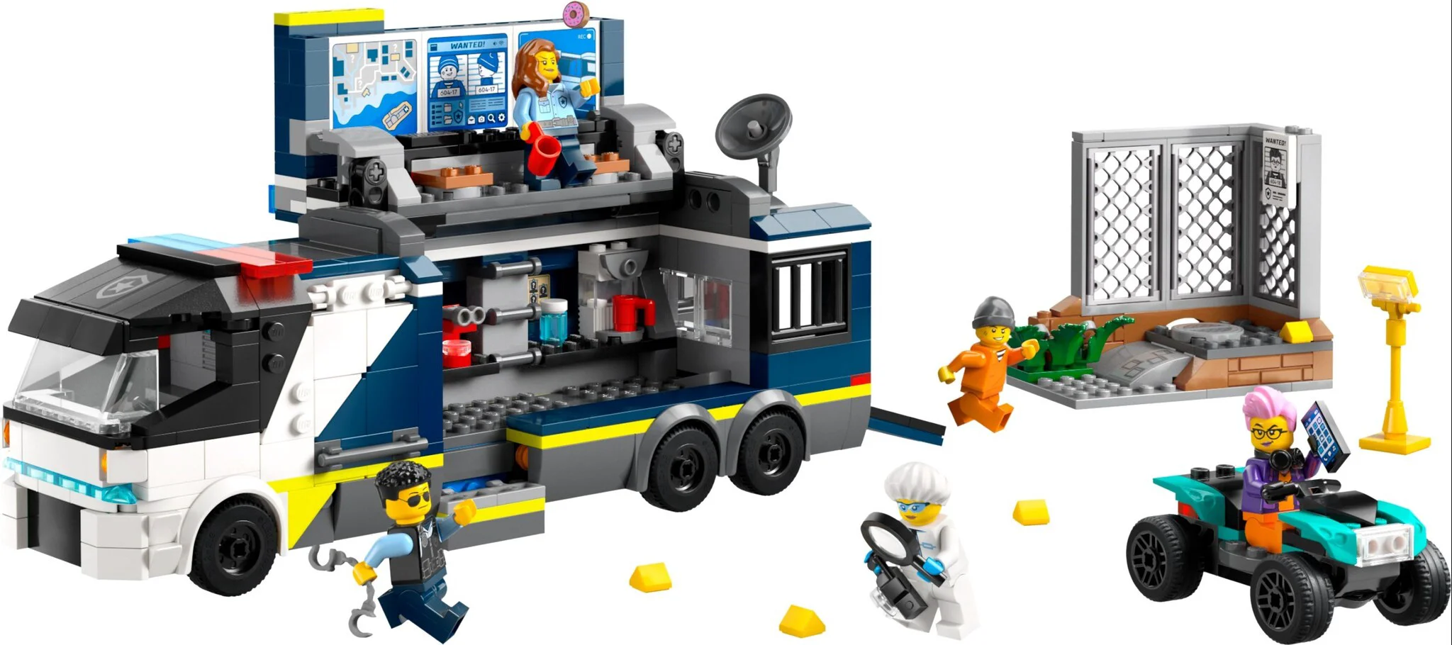 Конструктор LEGO Город Полицейский мобильный командный трейлер 60418