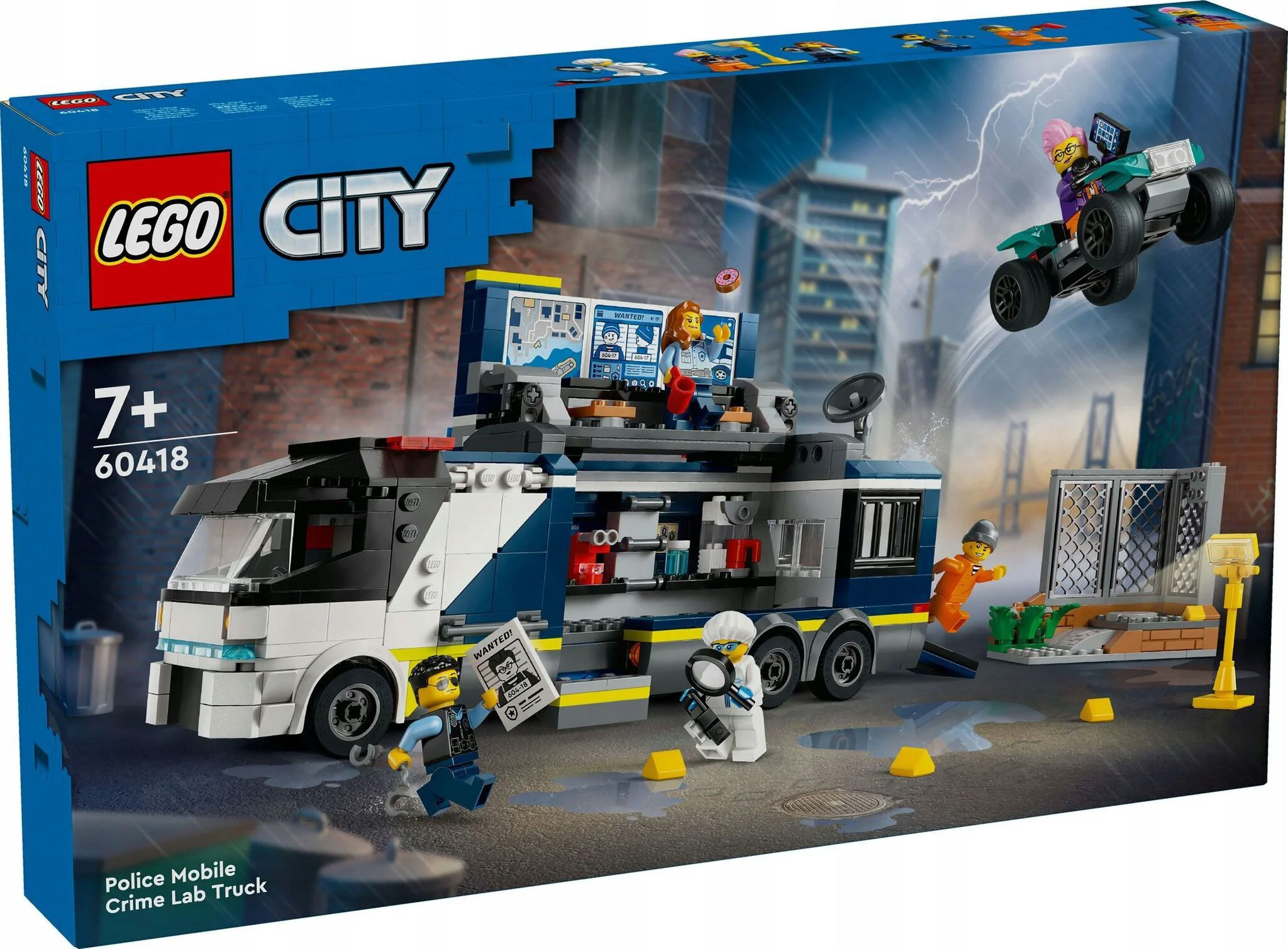 Конструктор LEGO Город Полицейский мобильный командный трейлер 60418 купить,NaN