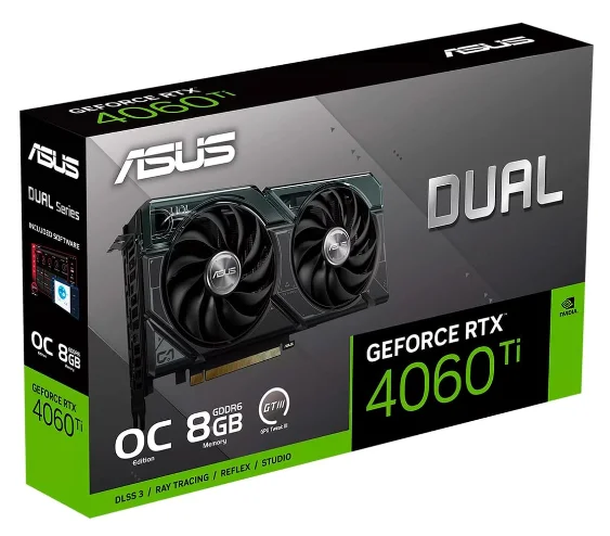 Видеокарта Asus Dual GeForce RTX 4060 Ti OC Edition DUAL-RTX4060TI-O8G 8Gb - ForteMarket Видеокарта Asus Dual GeForce RTX 4060 Ti OC Edition DUAL-RTX4060TI-O8G 8Gb купить,0