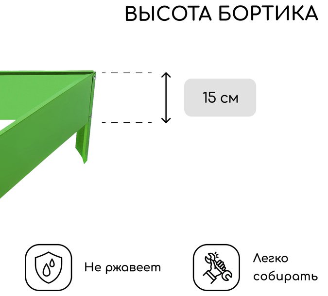 Greengo клумба 4205767 зеленый купить,NaN