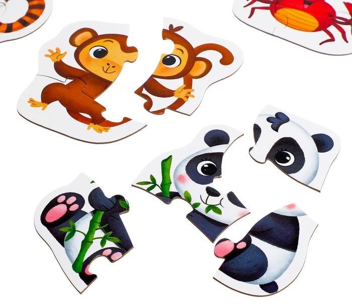 Пазл Puzzle Time «Такие разные зверята» 5800952 купить,NaN