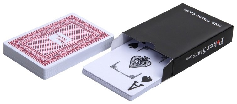 Карты Partida Poker Stars Psred 54 карт красные