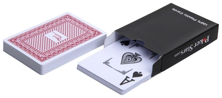 Карты Partida Poker Stars Psred 54 карт красные