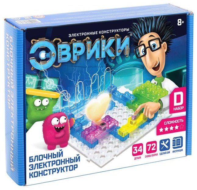 Эврики Электронный лабиринт 34 детали