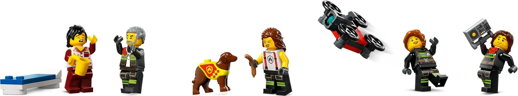 Конструктор LEGO Город Пожарная часть и пожарная машина 60414 купить,NaN
