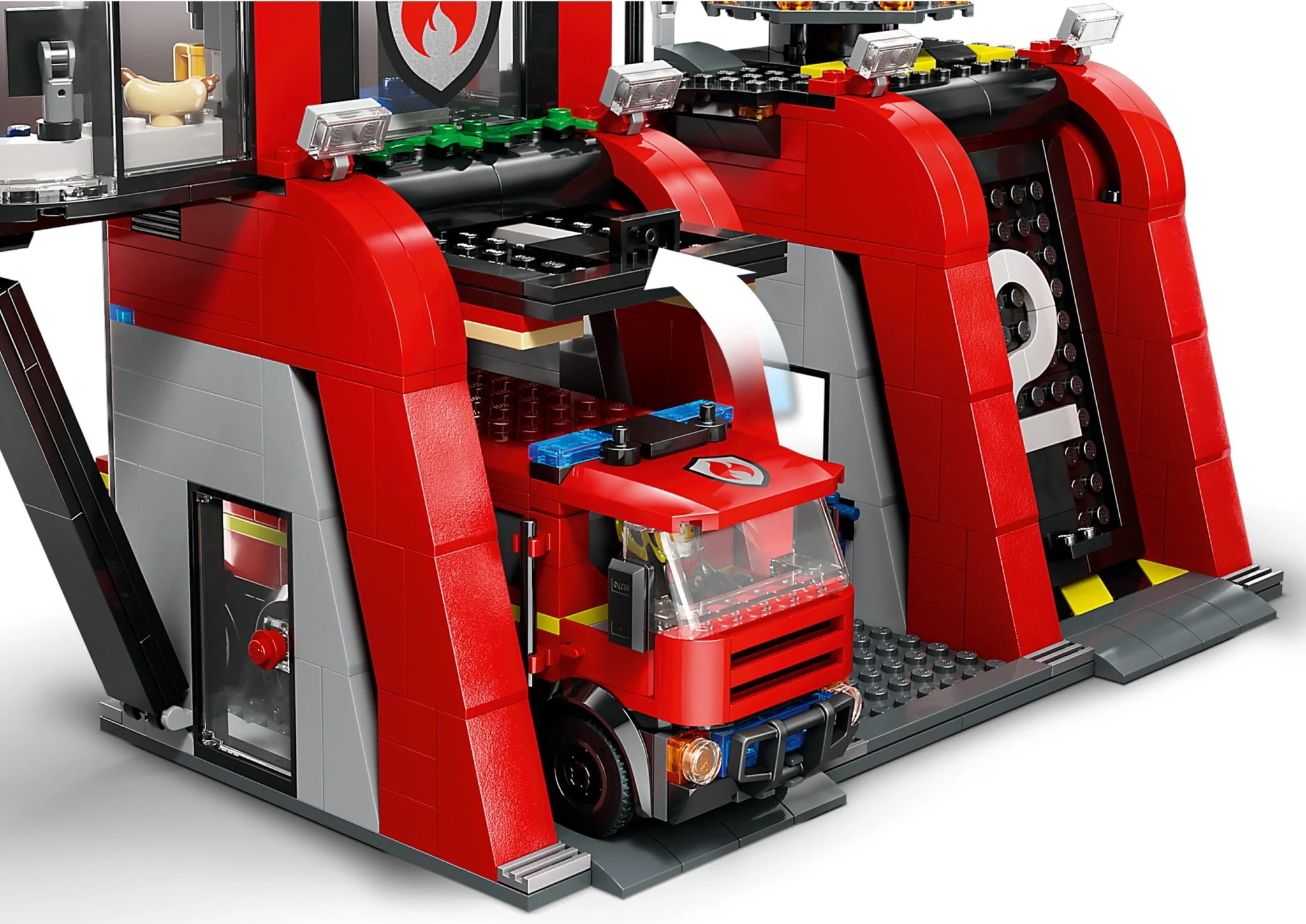 Конструктор LEGO Город Пожарная часть и пожарная машина 60414 купить,NaN
