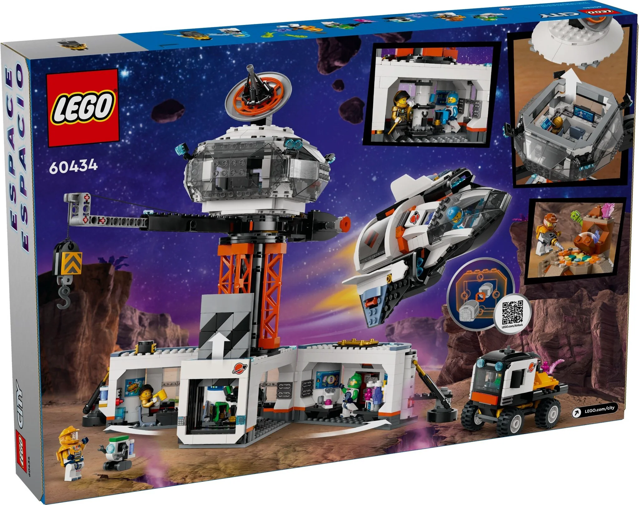Конструктор LEGO Город Космическая база и стартовая площадка для ракет 60434 - ForteMarket Конструктор LEGO Город Космическая база и стартовая площадка для ракет 60434 купить,0