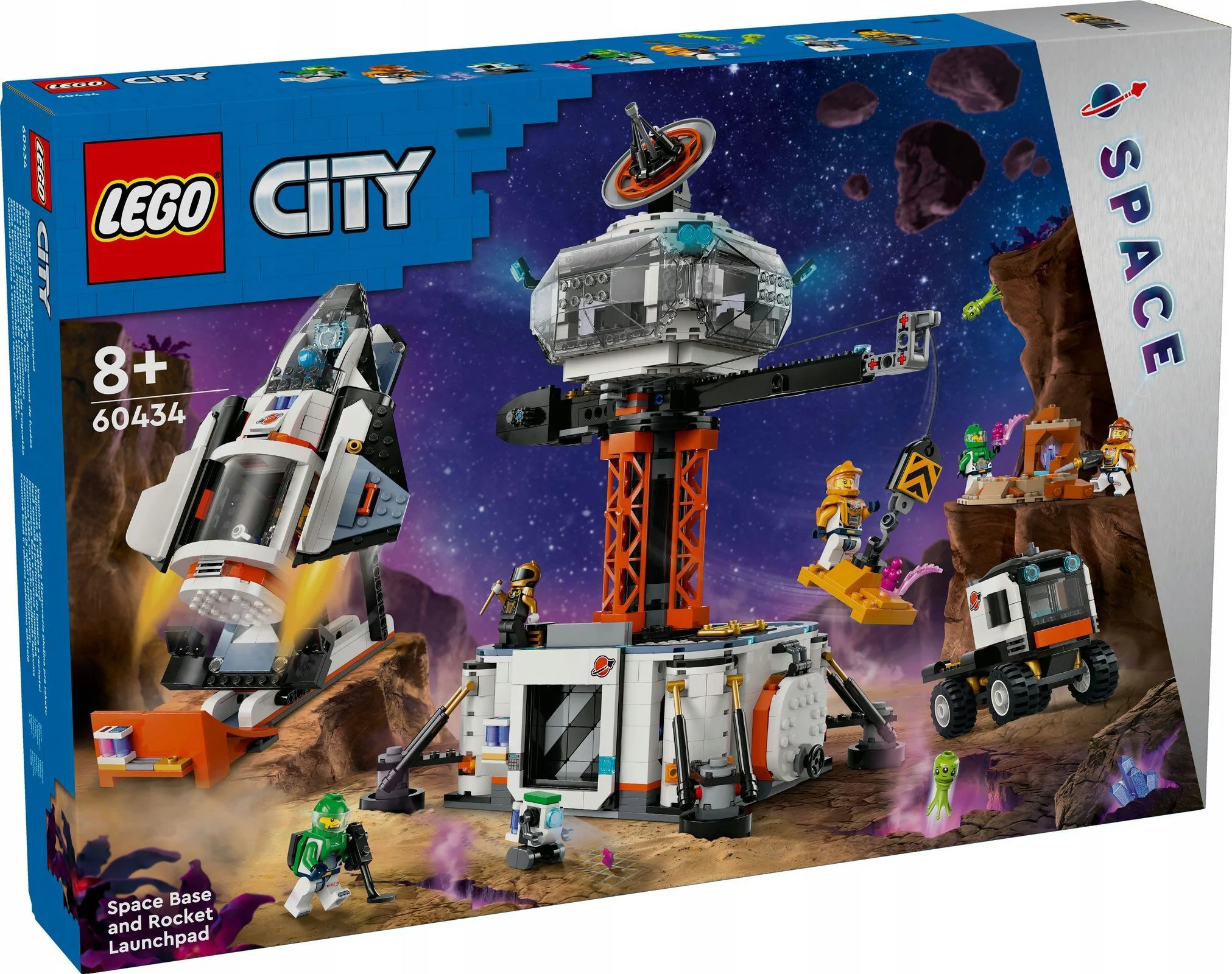 Конструктор LEGO Город Космическая база и стартовая площадка для ракет 60434 - ForteMarket Конструктор LEGO Город Космическая база и стартовая площадка для ракет 60434 купить,0