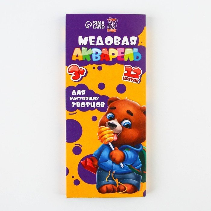 Краски ArtFox 169620 мультиколор 12 шт купить,NaN