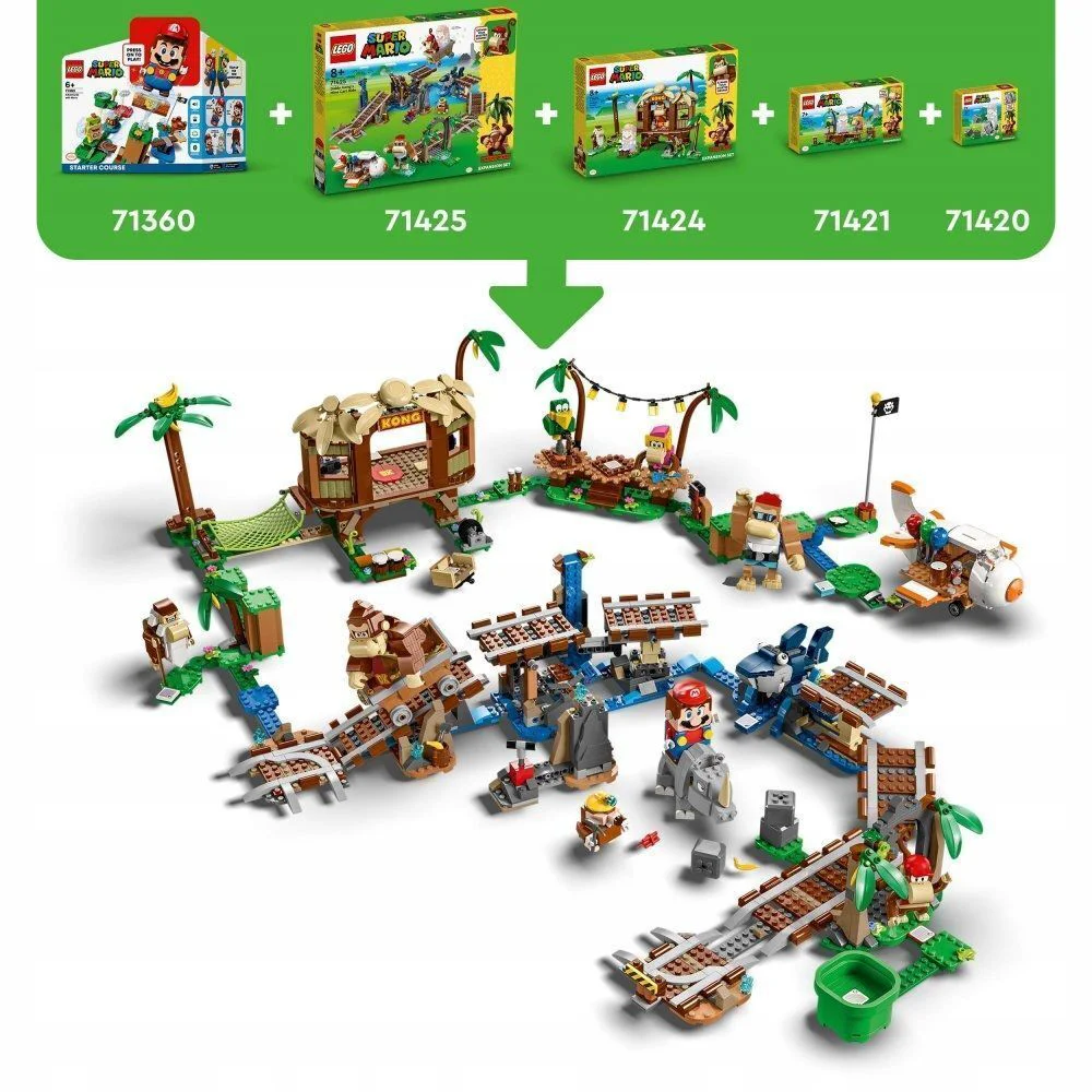 Конструкторы Lego Super Mario Дикси Конг в джунглях 71421 - ForteMarket Конструкторы Lego Super Mario Дикси Конг в джунглях 71421 купить,0