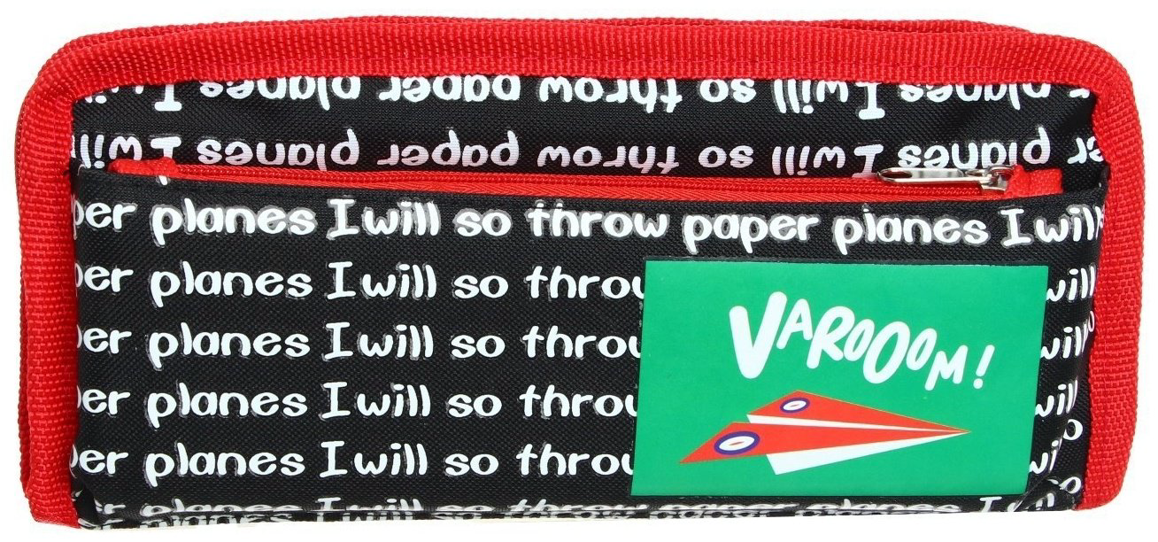 Пенал Calligrata Шрифт, застежка молния, красный купить,NaN
