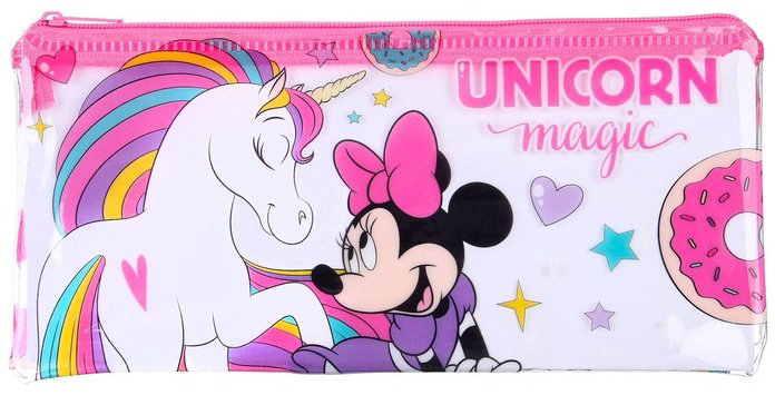 Пенал Disney Минни Маус Unicorn Magic, застежка молния, мультиколор купить,NaN