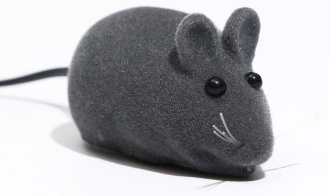 Пижон мышь для самостоятельных игр пластик, искусственный мех