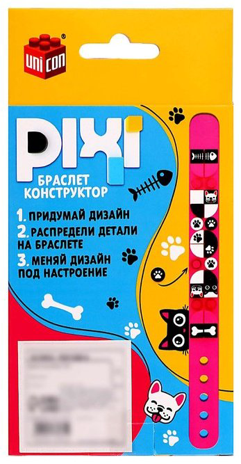 Конструктор Unicon Браслет-конструктор «Pixi. Зверята», деталей 50 шт купить,NaN