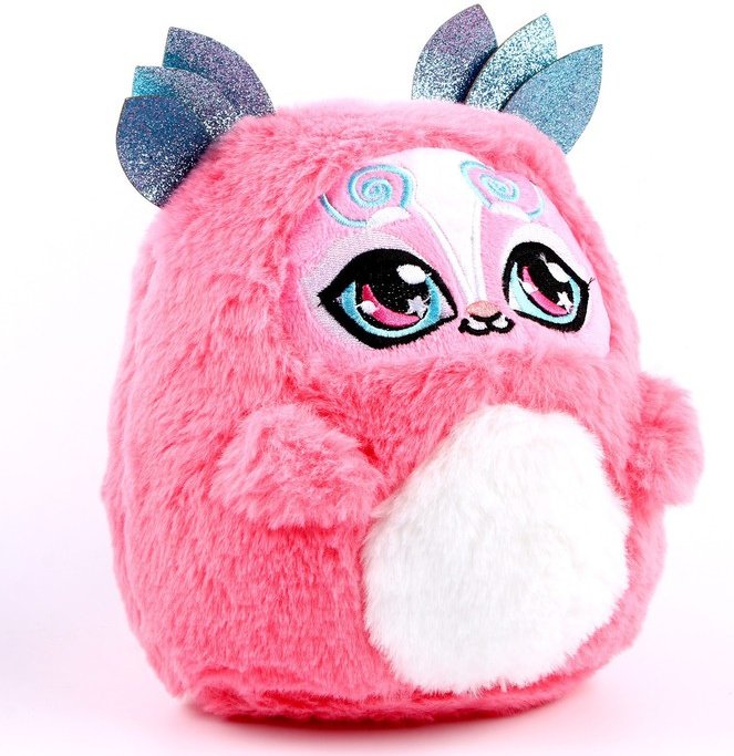 Мягкая игрушка Milo toys Мягкая игрушка «Монстрик», цвет розовый, высота 18 см, мультиколор купить,NaN