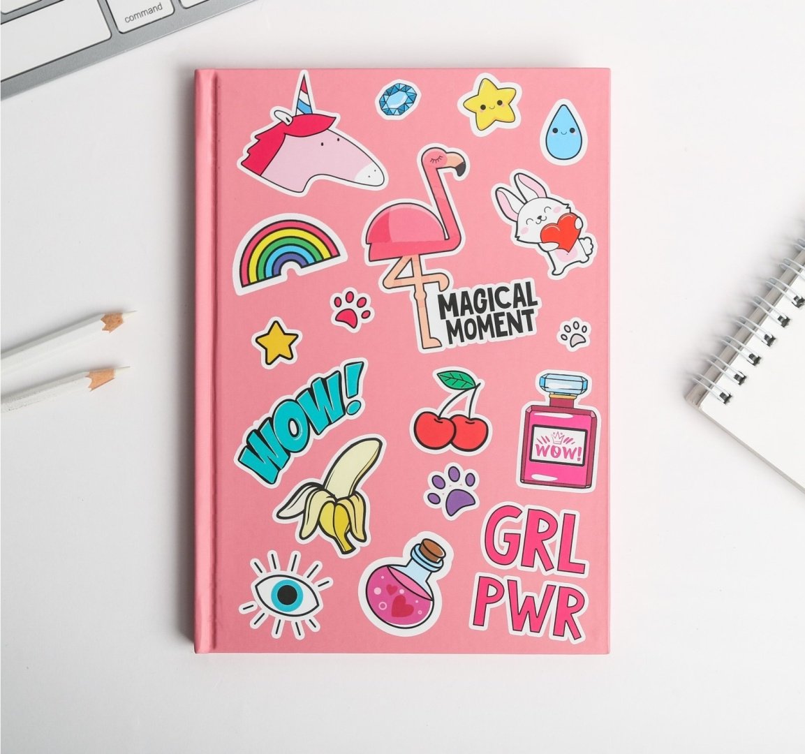 ArtFox ежедневник GRL RWR, A5, 80 листов