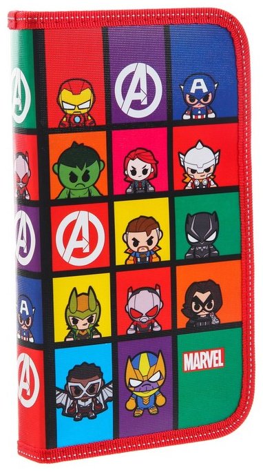 Пенал Marvel Мстители, застежка молния, мультиколор купить,NaN